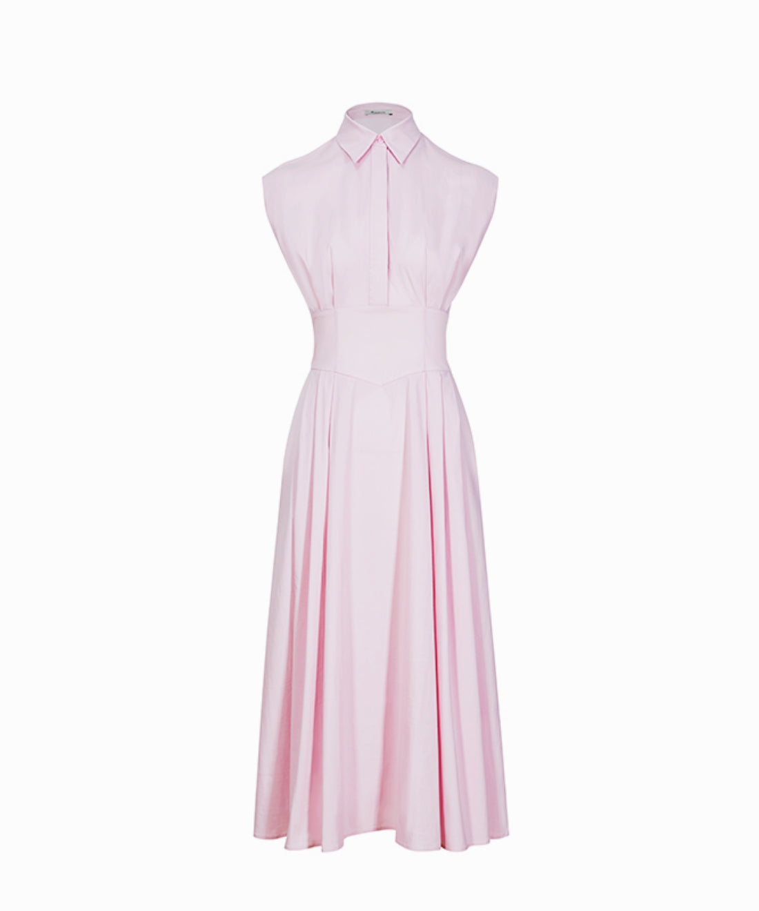 タックシャツフレアワンピース