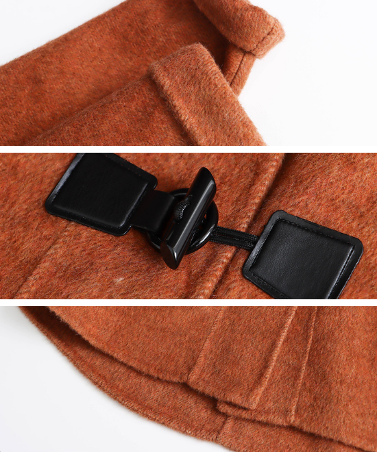 プリーツウエストスリムウールジャケット