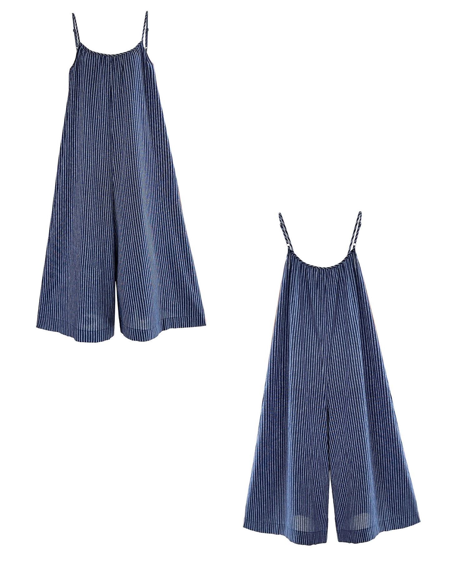 レトロストライサスペンダーワンピース