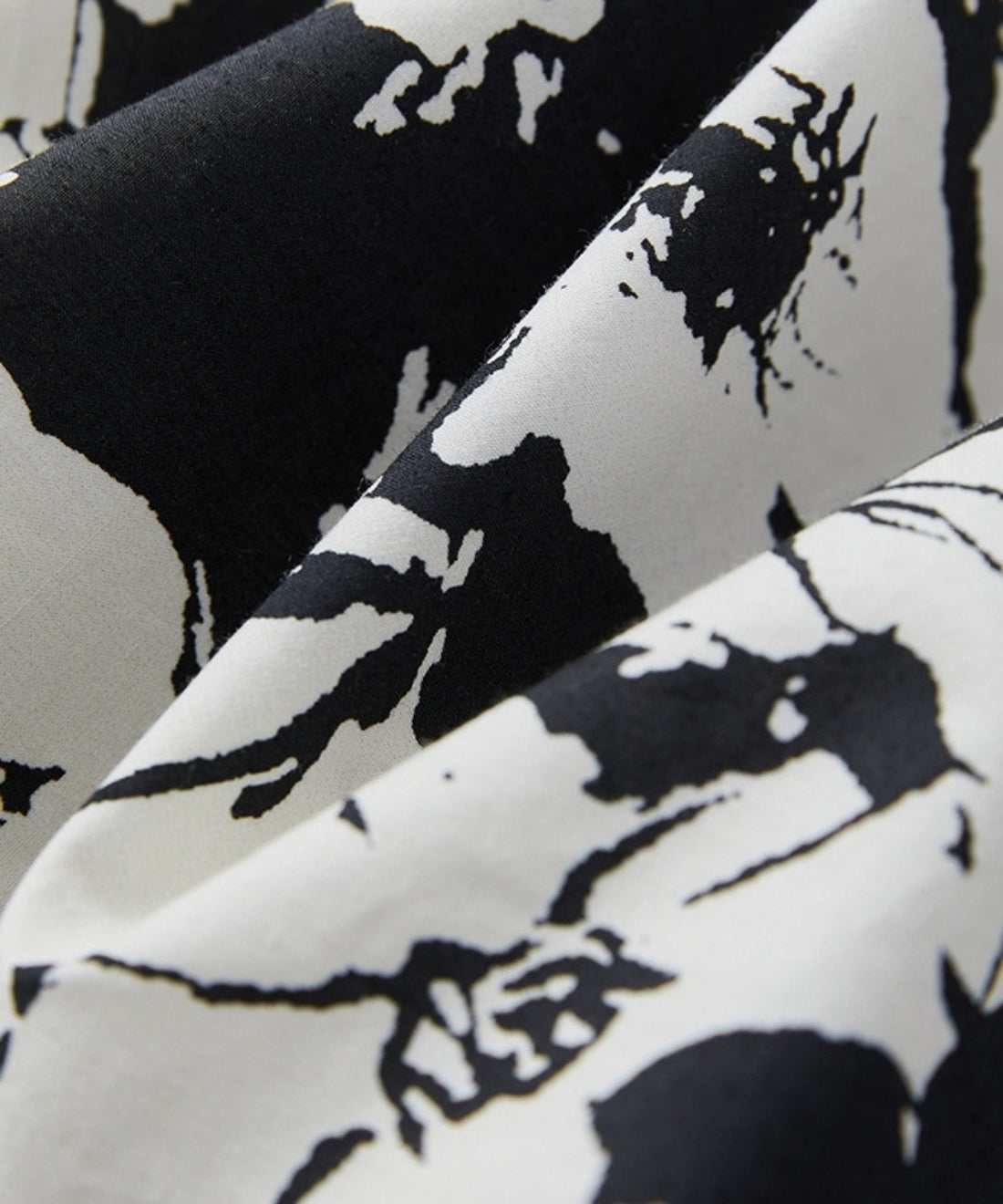 Aラインレトロフラワープリントスカート