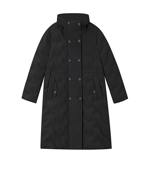 スリムロングダウンジャケット