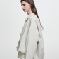 ドロップショルダークロップドジャケット