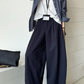 ハイウエストワイドレッグパンツ