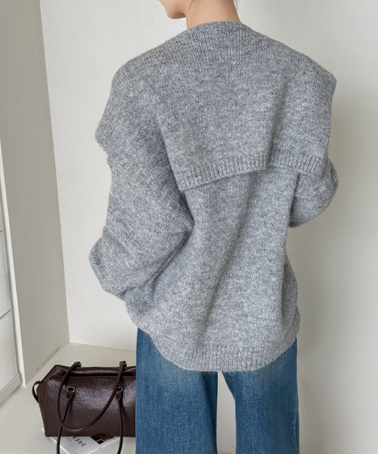 ウールニットトップス＋ショールセット