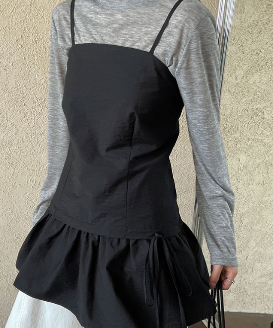 フリルヘムキャミトップス