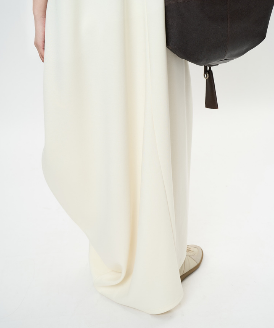 ルーズソフトタッチノースリーブワンピース