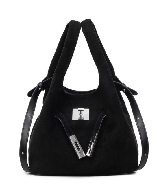 コーデュロイ2WAYバケットバッグ