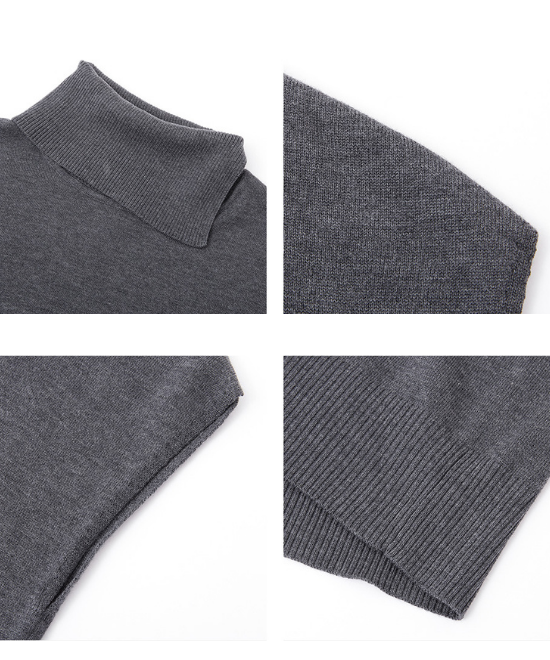 セミタートルネックベスト