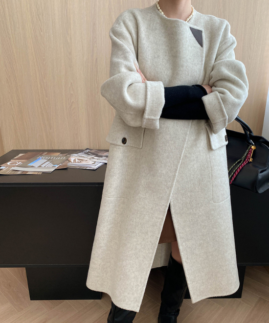 ハイエンドセンスノーカラーコート