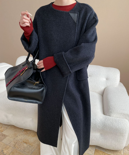 ハイエンドセンスノーカラーコート