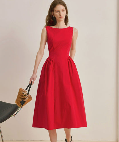 パネルラインミディワンピース