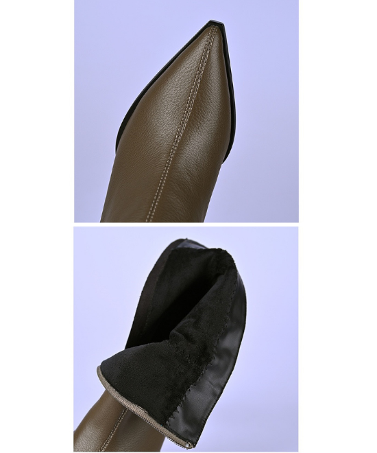 ベルトチャンキーヒールショートブーツ