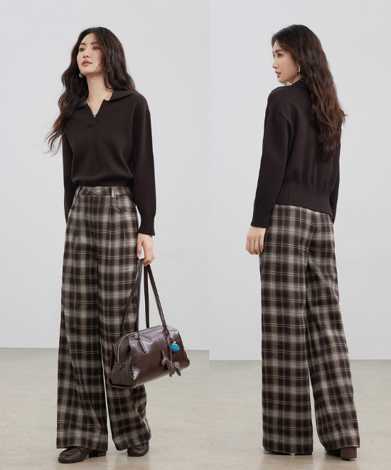 ルーズポロニットセ―タートップス