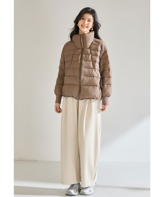 リブカフショートダウンジャケット