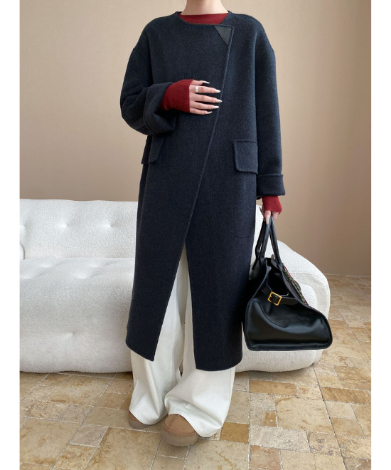 ハイエンドセンスノーカラーコート