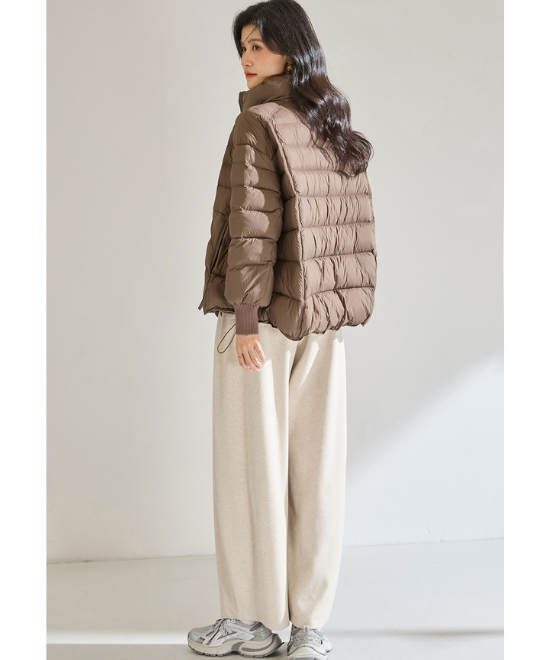 リブカフショートダウンジャケット