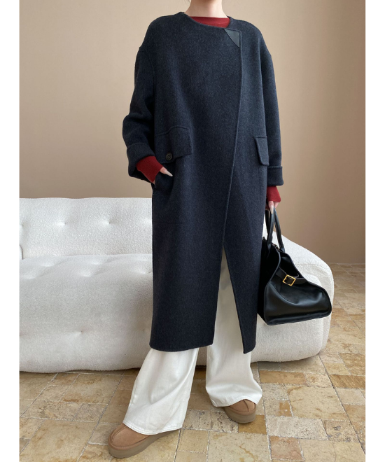 ハイエンドセンスノーカラーコート