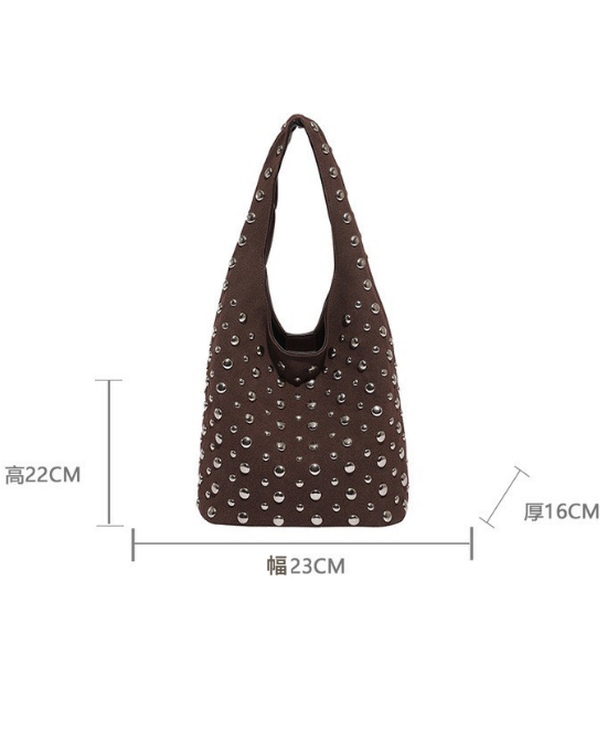 スタッズハンドバッグ