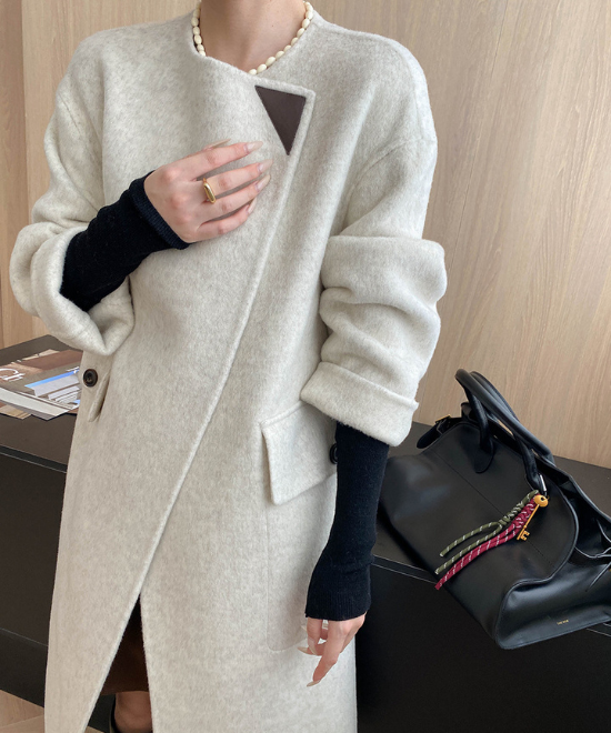 ハイエンドセンスノーカラーコート