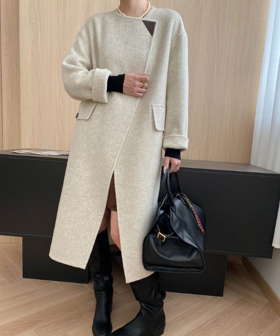 ハイエンドセンスノーカラーコート