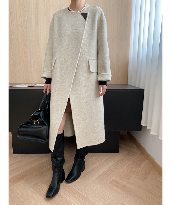 ハイエンドセンスノーカラーコート