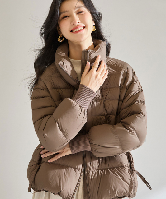 リブカフショートダウンジャケット