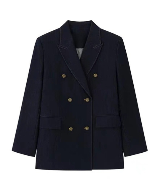 セットアップ対応ダブルツイストデニムジャケット