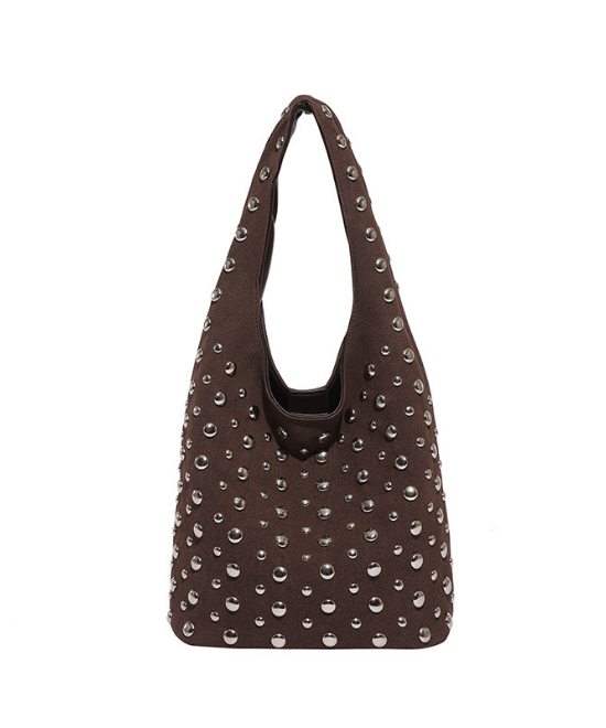 スタッズハンドバッグ