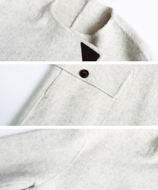 ハイエンドセンスノーカラーコート