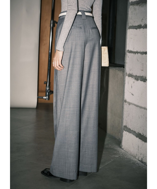 セットアップ対応ツイルテクスチャーパンツ