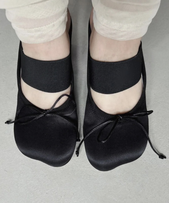 リボンノットパンプスライクミュール