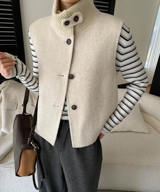 ウールコート＋ベスト2ピースセット