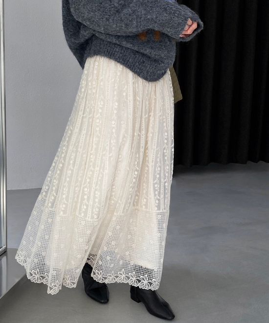ドッキングレースAラインフレアスカート