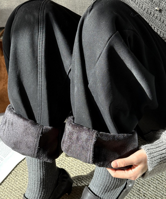 インサイドシームワイドデニムパンツ