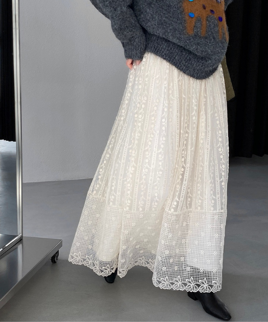 ドッキングレースAラインフレアスカート