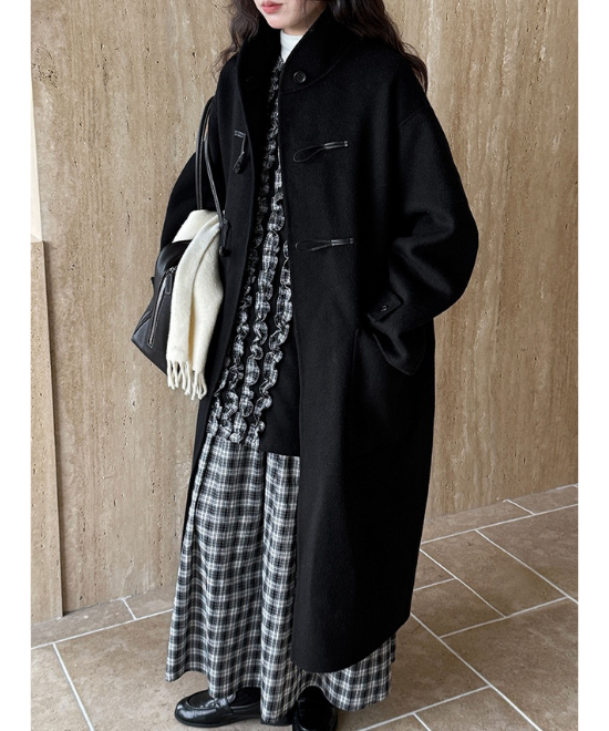 チェック柄フリルベストワンピース