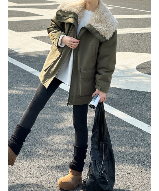 ビッグラペルボアジャケット