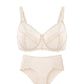 ソフトハートカップフラワーレースブラ＆ショーツ