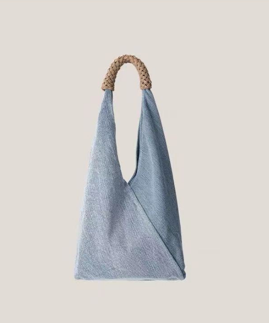 デニムキャンバストートバッグ