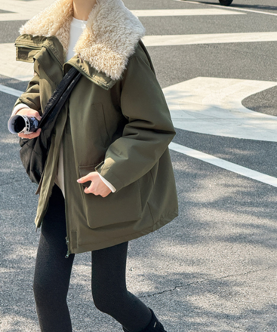 ビッグラペルボアジャケット