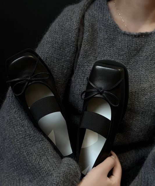 スクエアトゥリボンメリージェーン