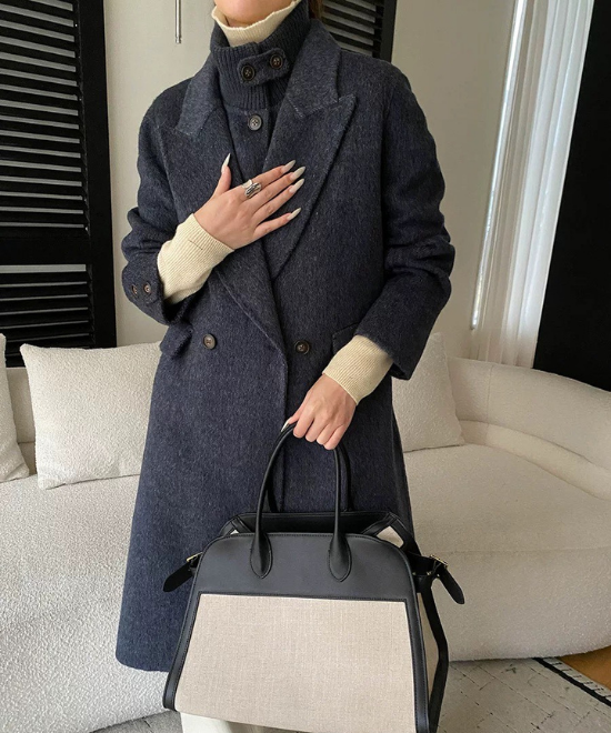 ウールコート＋ベスト2ピースセット