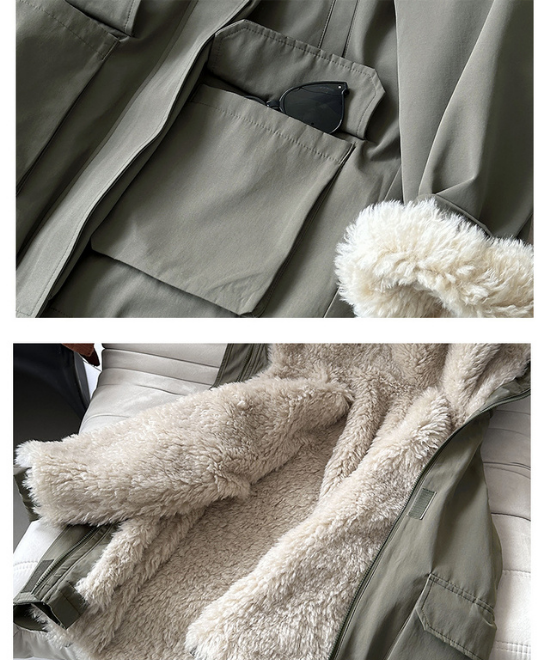 ビッグラペルボアジャケット