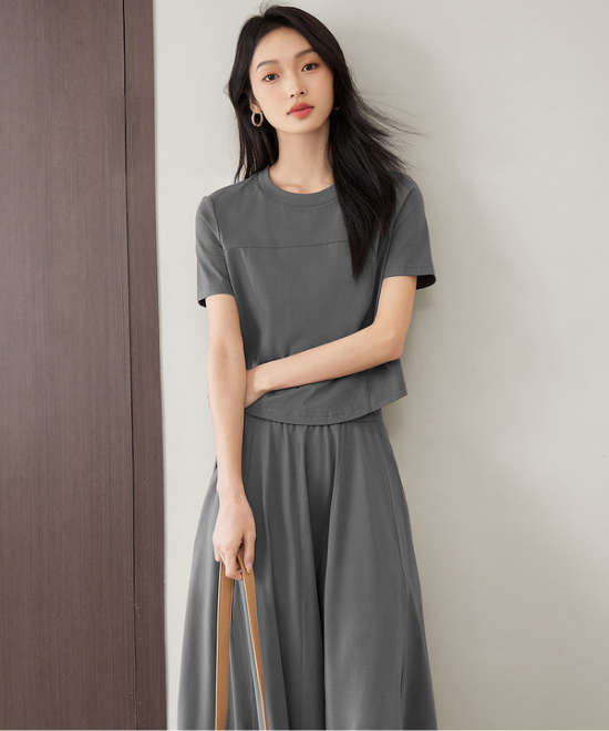 セットアップTシャツ・ロングフレアスカート – weMALL セットアップTシャツ・ロングフレアスカート – weMALL