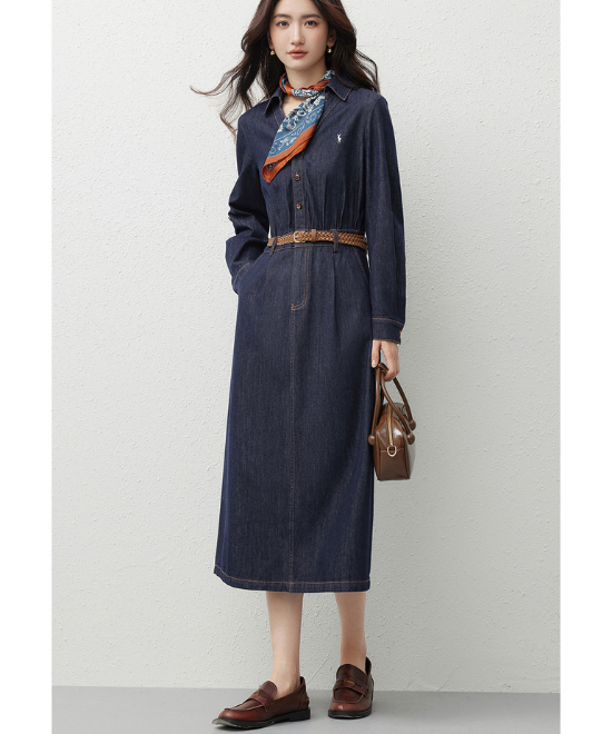 クラシックデニムワンピース