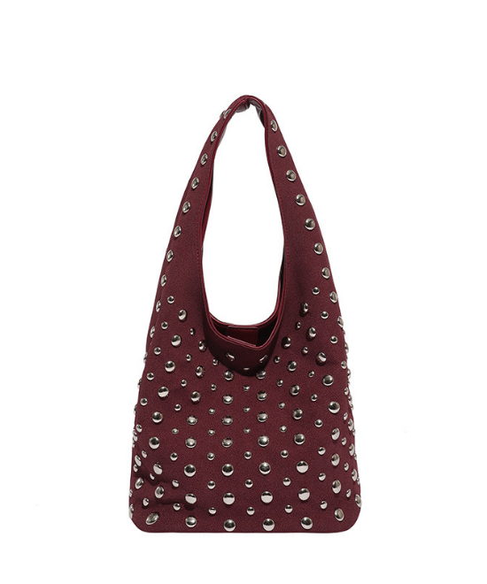 スタッズハンドバッグ