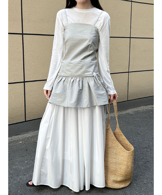 フリルヘムキャミトップス