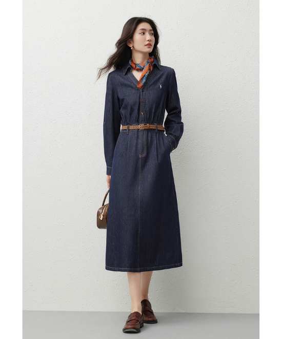 クラシックデニムワンピース