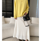 レース編みハイウエストロングスカート