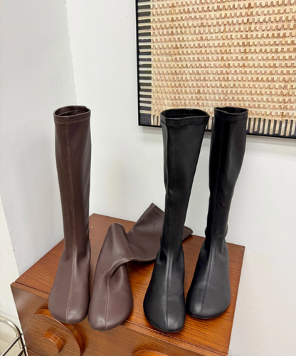 ソフトフラットニーハイブーツ